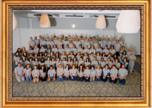Group photo of Day One Biopharmaceuticals team